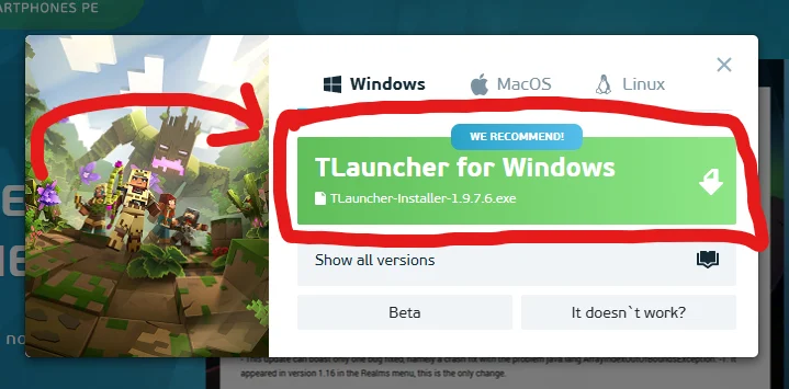 دانلود تی لانچر (TLAUNCHER) ماینکرافت برای کامپیوتر 2026 2 Screenshot 2026 10 04 034216